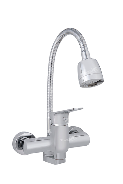 Vòi bếp nóng lạnh ( cắm tường) ND6813B Brasler